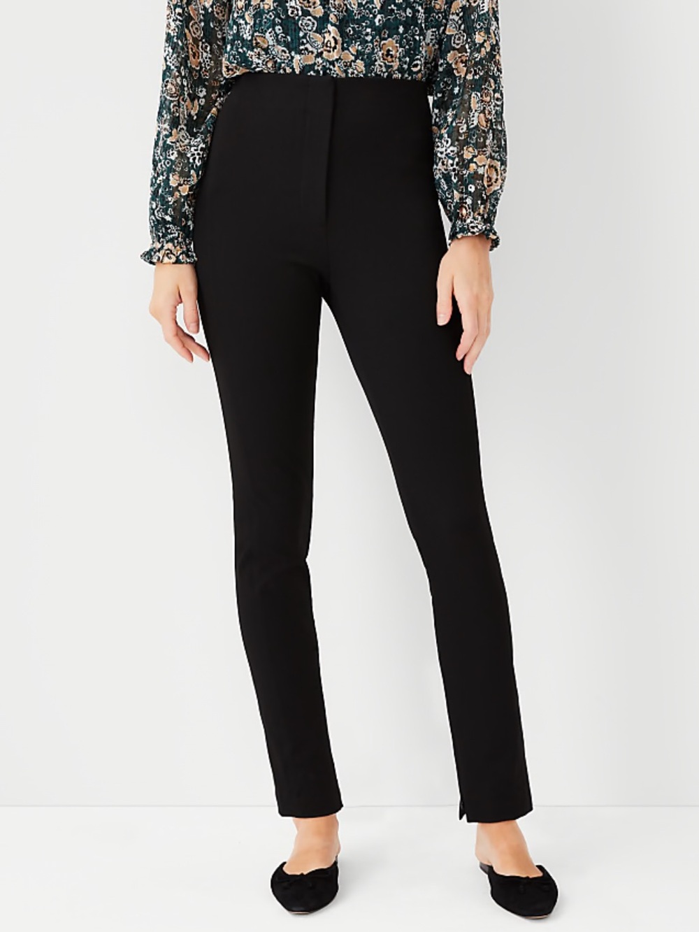 Ann Taylor 14 Audrey Black Trousers